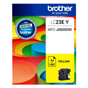 Genuine Brother LC23EY Yellow Ink Cartridge