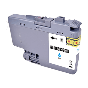 Compatible Brother LC3339XLC Super Hi-Yield Cyan Ink Cartridge