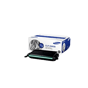 Samsung Genuine CLPK660B Black Toner -CLP610 CLP660 CLX6240