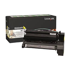 Lexmark Genuine 15G041Y Yellow Toner Cartridge