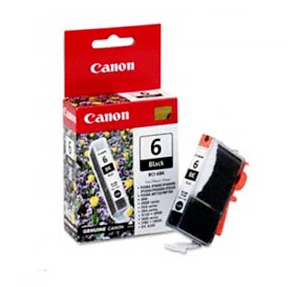 Genuine Canon BCI6BK Ink Cartridge - Black