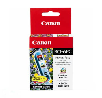 Genuine Canon BCI6PC Cyan Photo Ink Tank