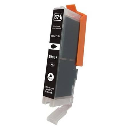 Canon Compatible CLI671XLBK Hi Capacity Photo Black Ink