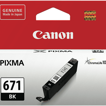Canon Genuine CLI671BK Photo Black Ink