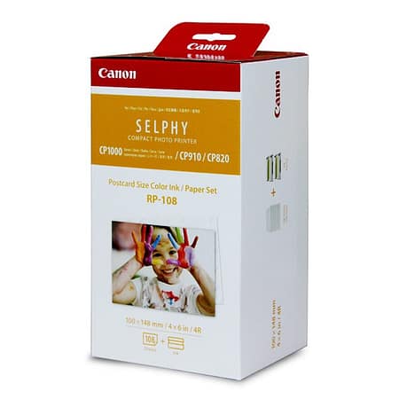 Canon Genuine RP108 Cartridge and Card Paper - 108 Sheets