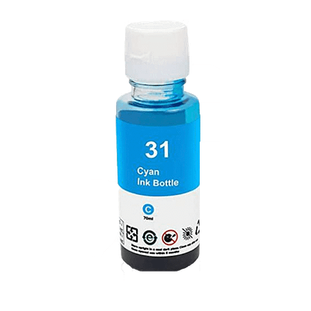 Compatible HP #31 SmartTank Cyan Ink Bottle