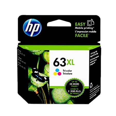 HP Genuine 63XL High Capacity Colour Ink Cartridge- F6U63AA