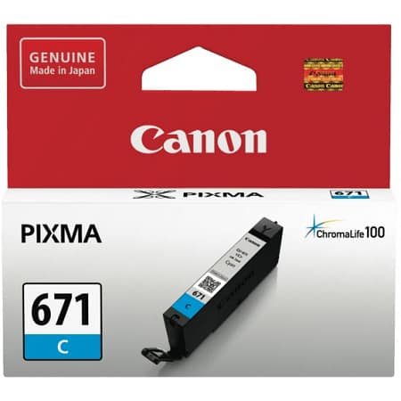 Canon Genuine CLI671C Cyan Ink