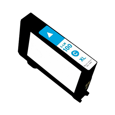 Premium Compatible Lexmark 100XL Cyan Cartridge- ICL14N1069A