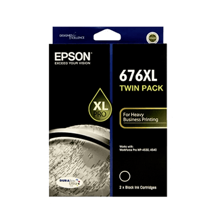 Epson 676XL Black Twin Pack
