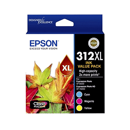 Epson Value Pack 312XL High Capacity C/M/Y Inks