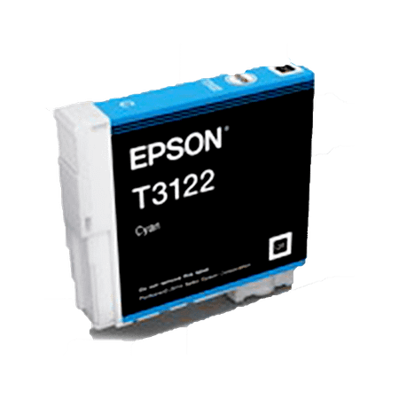 Epson Genuine T3122 UltraChrome Hi-Gloss2 - Cyan Ink Cartridge