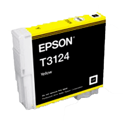 Epson Genuine T3124 UltraChrome Hi-Gloss2 - Yellow Ink Cartridge