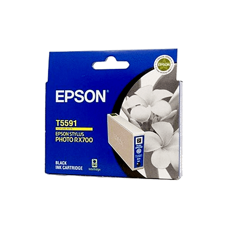 Epson Genuine T5591 Black Ink Cartridge - Stylus Photo RX700