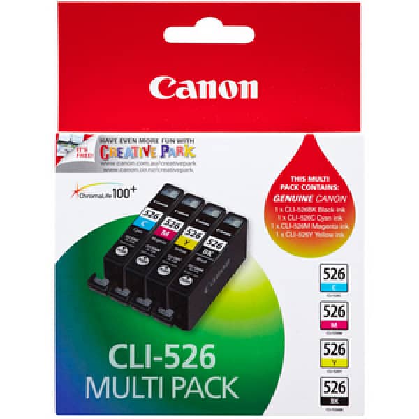 Canon Genuine CLI526 Multi Pack Ink Cartridges